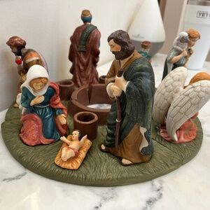 Nativity Candle Ring Set by Long Rich 8 piece set
